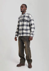 Mens Black Widow Baggy Denim Trousers Jeans - Brown