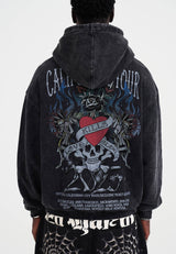 Mens Ed California Tour Hoodie - Black