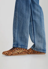 Womens Low Top Trainer - Ed Hardy Animal Print - Brown
