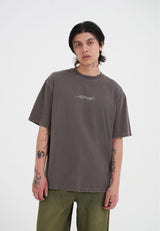 Mens Cobra Rising Relaxed T-Shirt - Brown