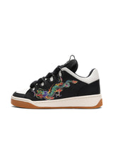 Mens Hardflip Low - Dragons - Black/White