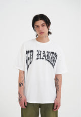 Mens Scorpion Drag Battle Relaxed T-Shirt - White