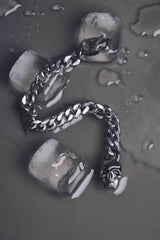 Ed Hardy 3D Skull Bracelet - Silver