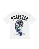 Trapstar X Ed Hardy Flame Snake Tee - White