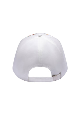 Unisex 2 Dragons Twill Front Mesh Trucker - White