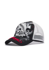 Unisex Death Or Glory 93 5 Panel Trucker Cap - Black/White