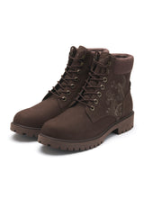 Mens Worker Boot - Dancing Dragon - Brown