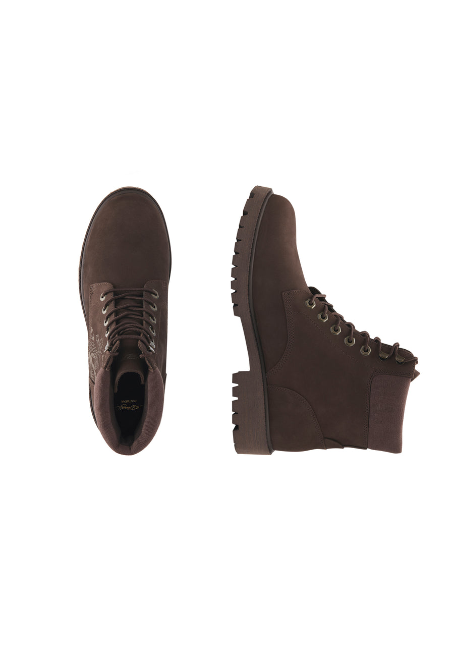 Mens Worker Boot - Dancing Dragon - Brown