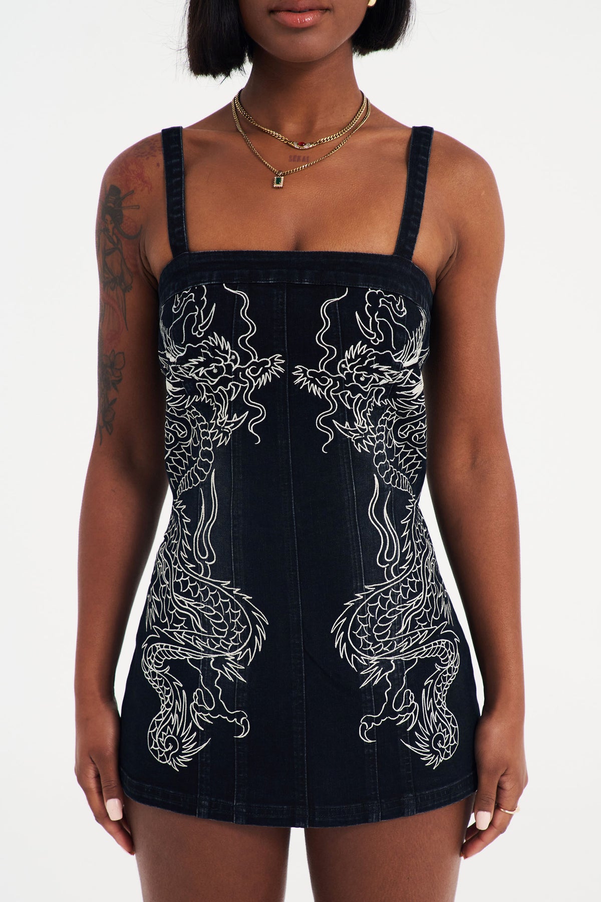long sleeve mini cocktail dress Mady Sequin in Dark Blue – Lace & Beads Size:50x34 Classic Halloween Medieval and Middle Ages