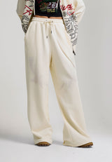 Womens Flying Eagle Relaxed Joggers - Ecru