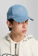 Unisex Diamante Gothic 5 Panel Trucker Cap - Bleach