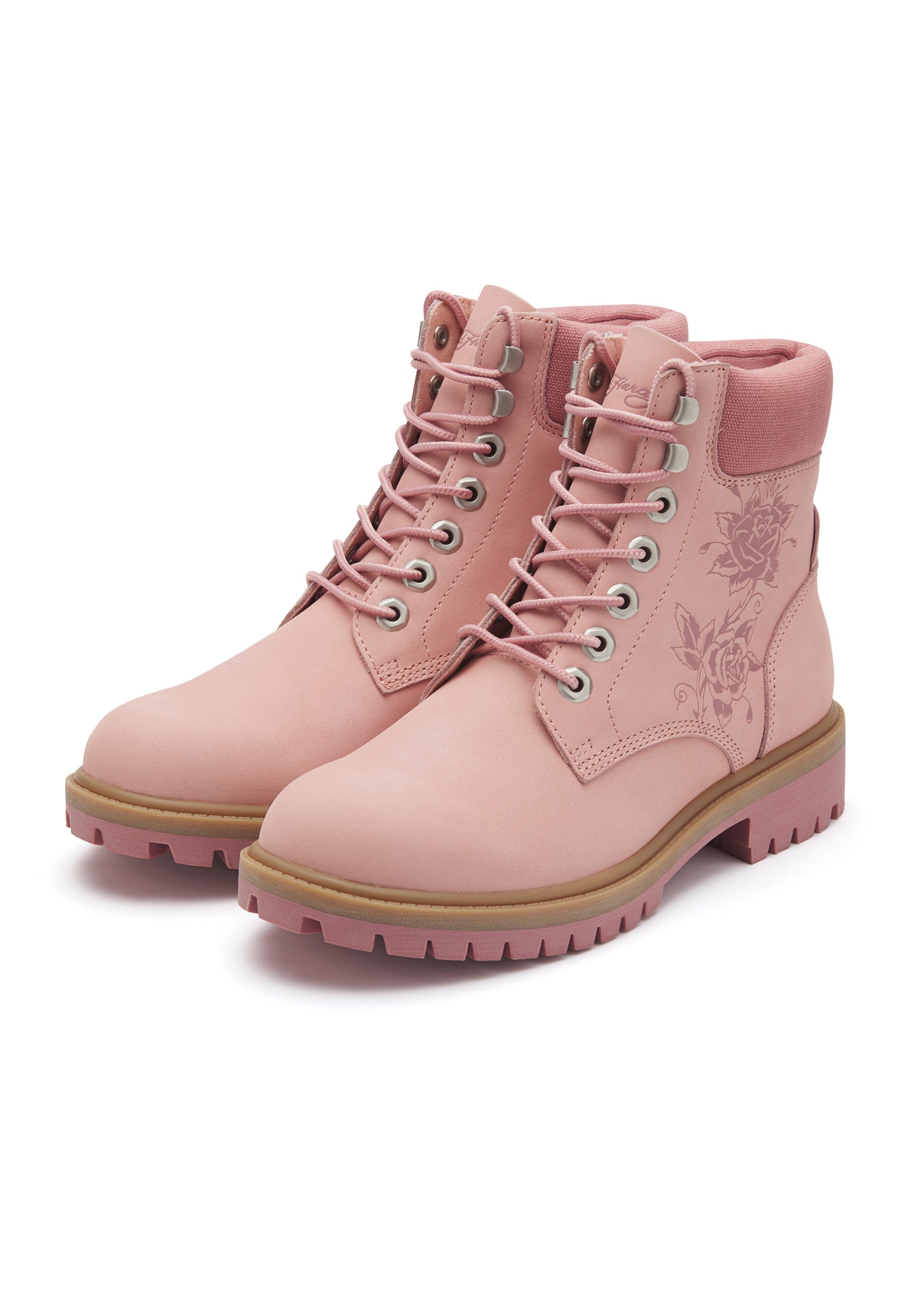 Womens Dancing Dragon Work Boot - Tan – Ed Hardy UK
