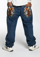 Mens Koi-Merge Denim Trousers Jeans - Indigo