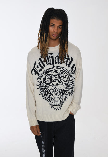 Black and white tiger jumper hotsell