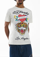 Mens Wild-Tiger T-Shirt - Grey
