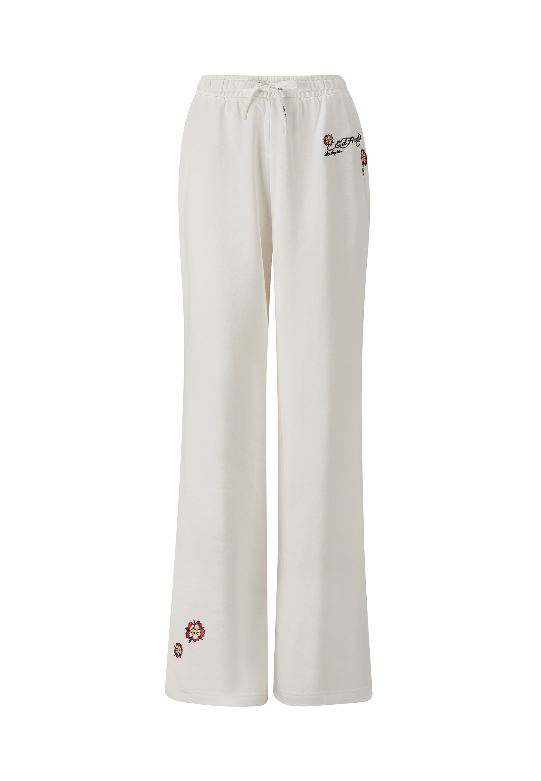 Womens Geisha World Relaxed Joggers White – Ed Hardy UK