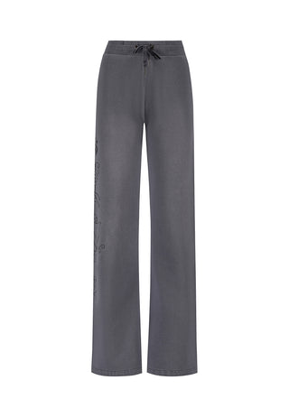 Womens Watchingfly Flared Trousers Pants - Washed Grey