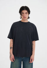 Mens Scorpion Drag Battle Relaxed T-Shirt - Charcoal