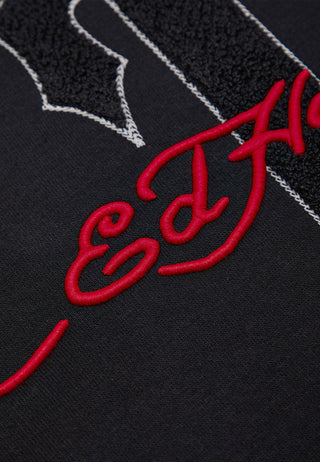 Mens Trapstar x Ed Hardy Hoodie - Black