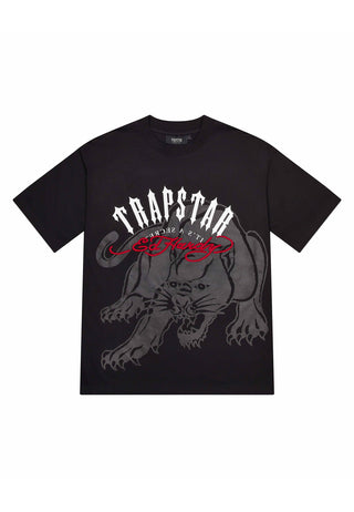 Mens Trapstar x Ed Hardy Irongate Arch T-Shirt - Black