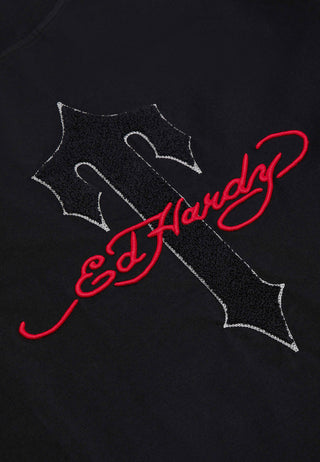 Mens Trapstar x Ed Hardy Irongate T-Shirt - Black