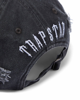 Unisex Trapstar x Ed Hardy Cross Cap - Grey