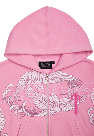 Womens Trapstar x Ed Hardy Hoodie - Pink