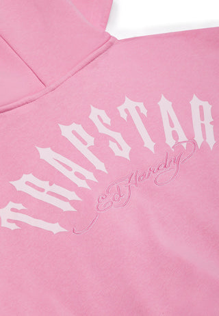 Womens Trapstar x Ed Hardy Hoodie - Pink