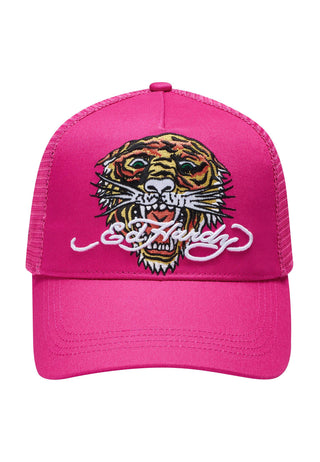 Unisex Ed-Roar Twill Front Mesh Trucker Cap - Pink