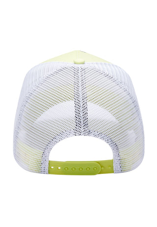 True-To Twill Front Mesh Trucker - Lime/White