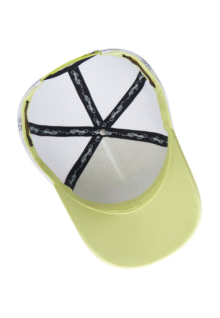 True-To Twill Front Mesh Trucker - Lime/Blanc