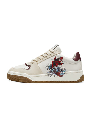 Court-Ed Low - Koi - Sand/Off White/Red