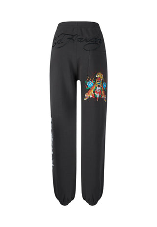 Womens Crawling-Tiger Sweat Jogger - Charcoal