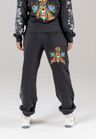 Womens Big Drag Tricot Tracksuit Joggers - Navy – Ed Hardy UK