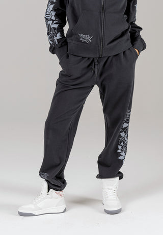 Womens Crawling-Tiger Sweat Jogger - Charcoal