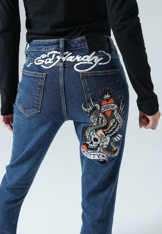New York City Bootleg Jeans - Indigo