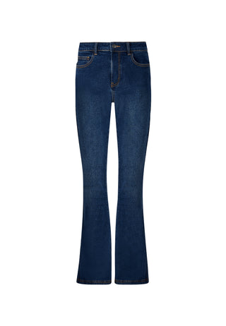 Womens New York City Bootleg Fit Denim Trousers Jeans - Indigo