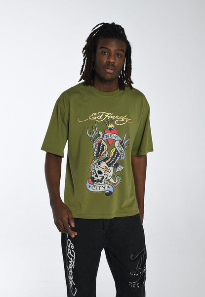 Mens True-Till-La T-Shirt - Black – Ed Hardy UK