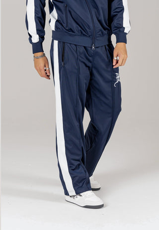 New-York-Skull Tricot Straight Leg Pant - Marine