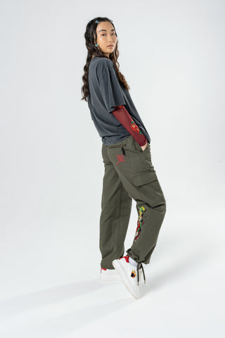 True To My Love Cargo Pant-Dusty Olive